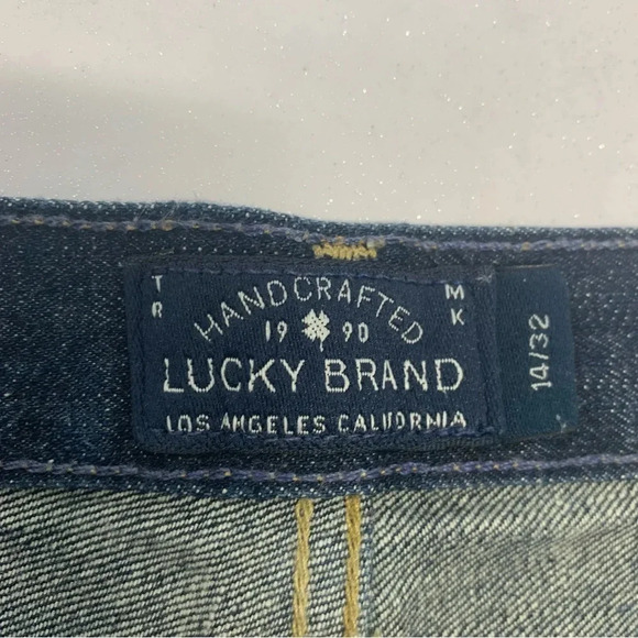 Lucky‎ Brand Denim Shorts Woman 14/32  Cut Off Pockets 100% Cotton Mid Rise - Picture 5 of 10